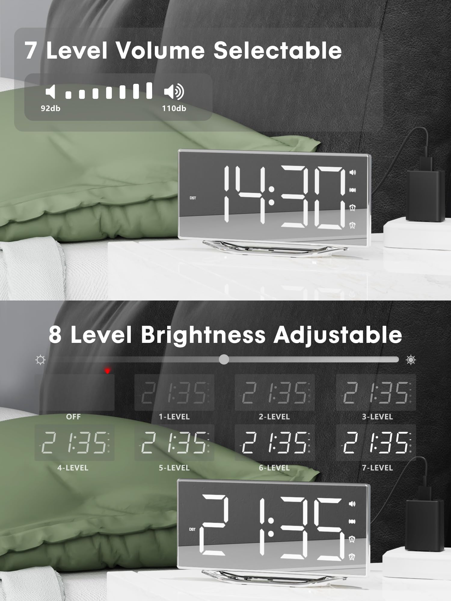 PPLEE port USB pratique pour charger smartphone