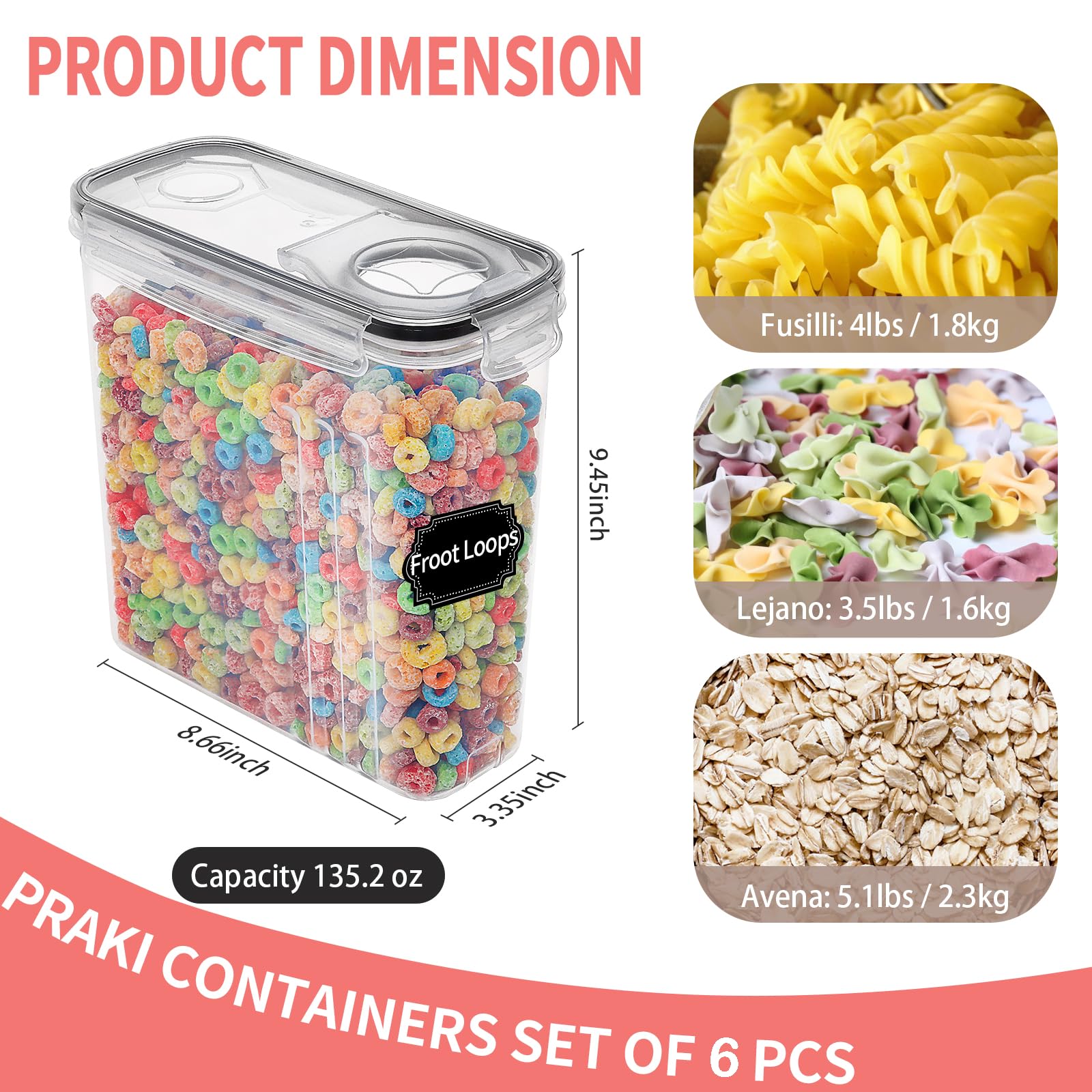 PRAKI gros plan du bec verseur et joint silicone pour verser sans fuite