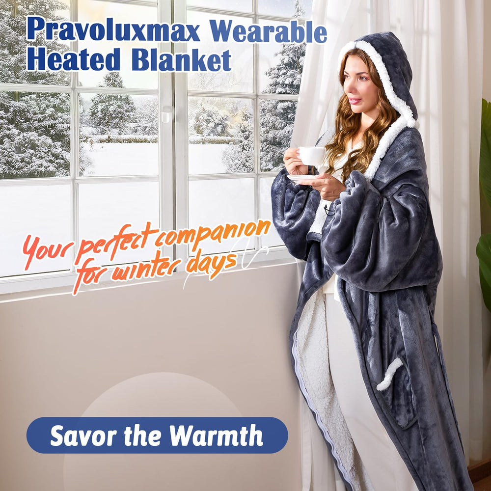 Pravoluxmax porté sur canapé offrant mobilité et chaleur enveloppante