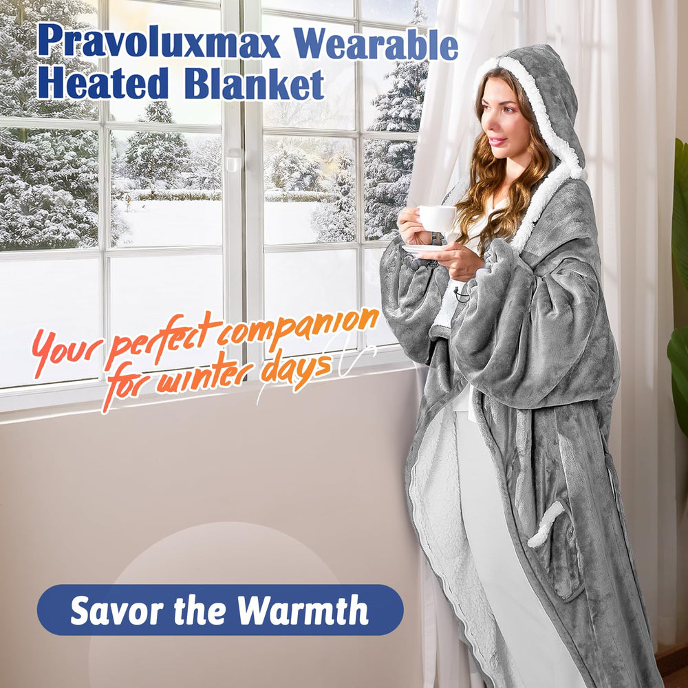 Pravoluxmax fermeture éclair et poches pour pieds pour maintien de la chaleur complète