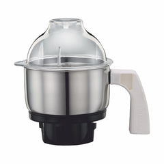 Preethi bocal inox face avant montrant ajustement précis et durabilité