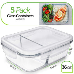 Gros plan verre borosilicate Prep Naturals, résistance thermique