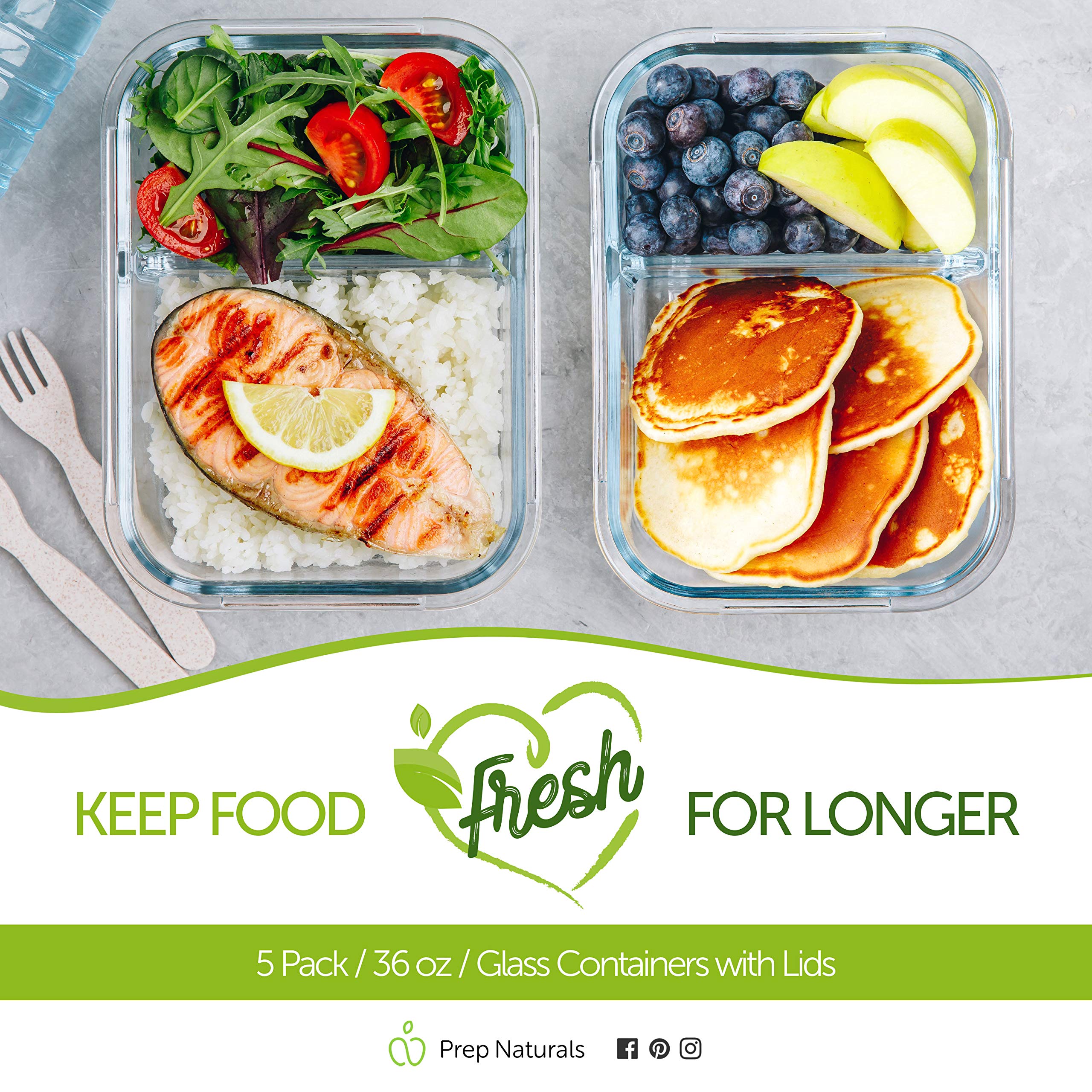 Scène lifestyle Prep Naturals au bureau, repas maison prêt à emporter
