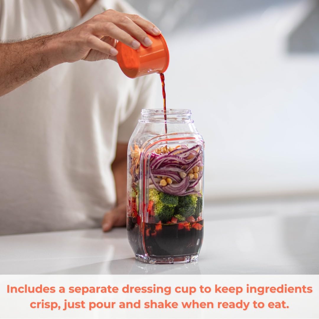 Prepara pod graduation montrant les 6 cups pour portions précises