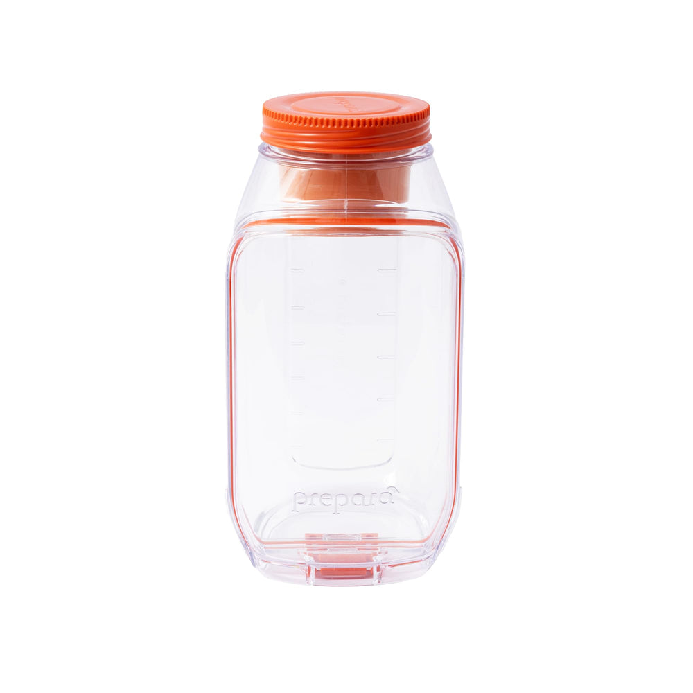 Prepara pod emballage avant montrant l’orange et le format pratique