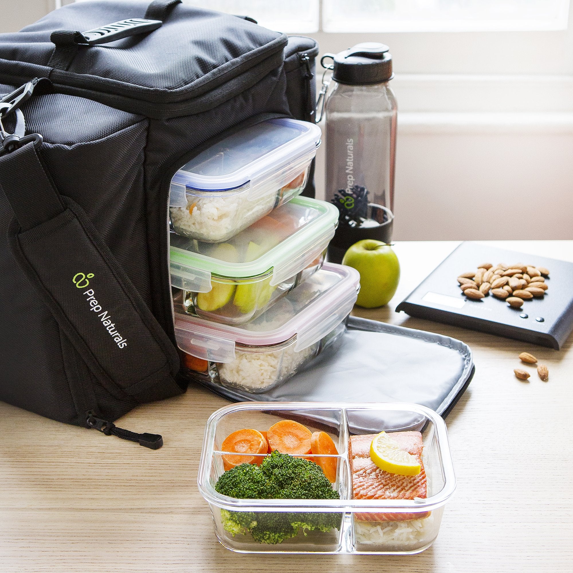 PrepNaturals réchauffage au micro-ondes sans couvercle pour repas rapide
