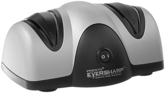 Presto EverSharp vue de face montrant l'appareil stable et prêt à affûter