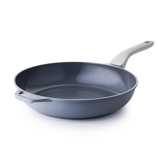 PRICUSIS poêle 12" face avant montrant la surface antiadhésive pratique