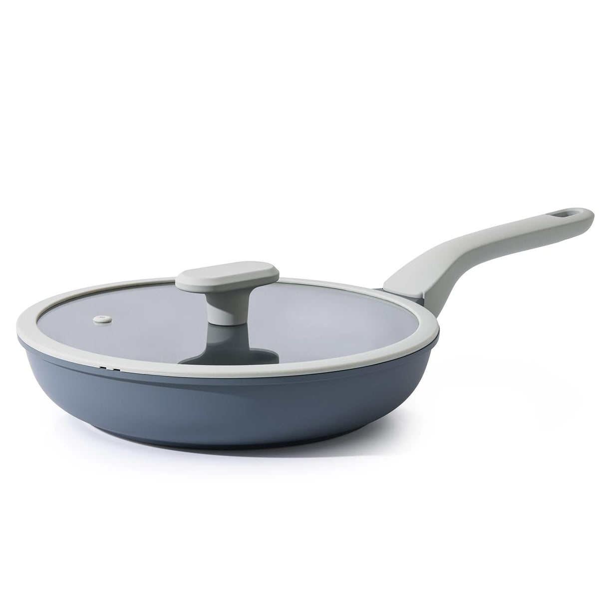 PRICUSIS poêle 10" face avant avec couvercle, cuisson saine et pratique