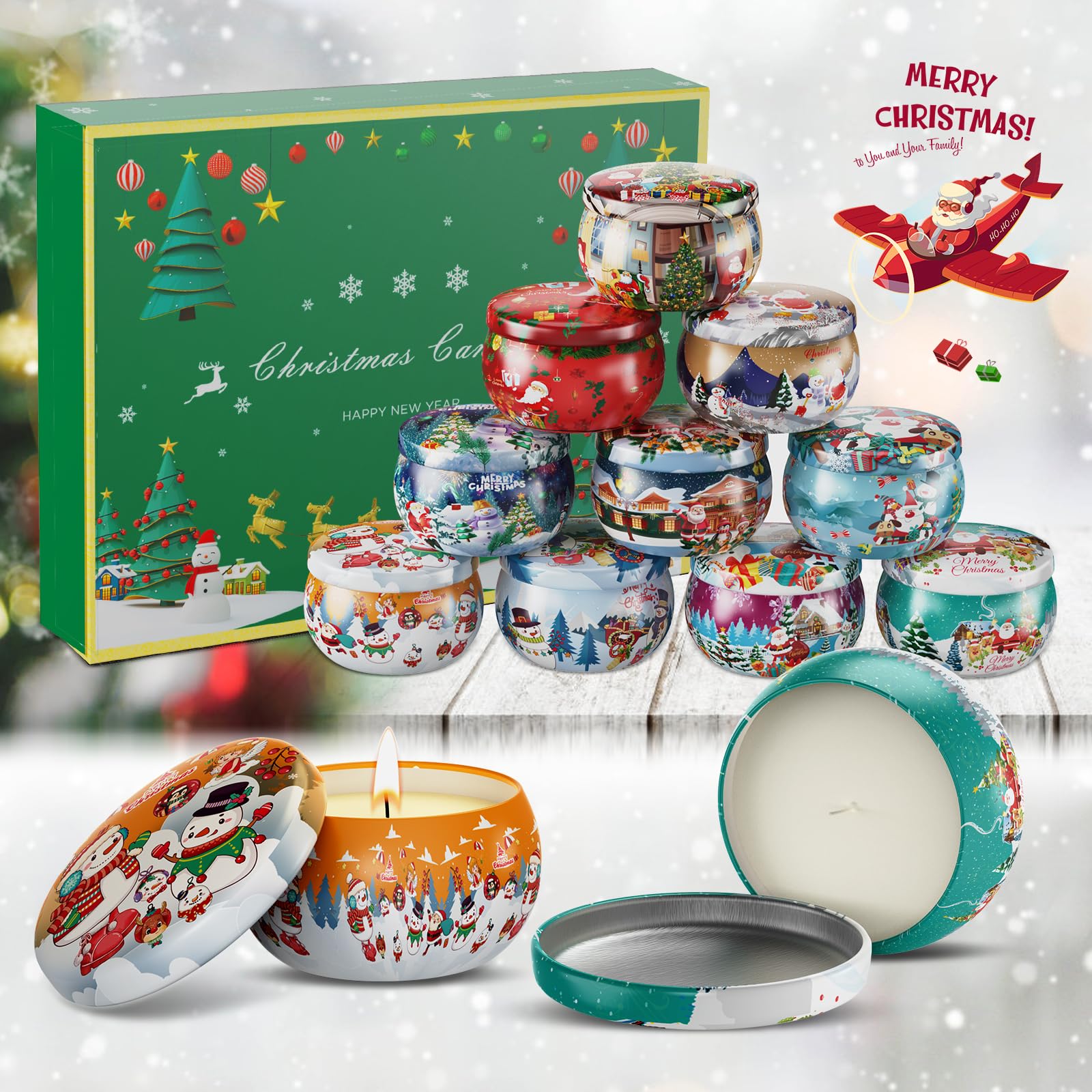 Primevolve emballage cadeau fermé prêt à offrir pour Noël et occasions