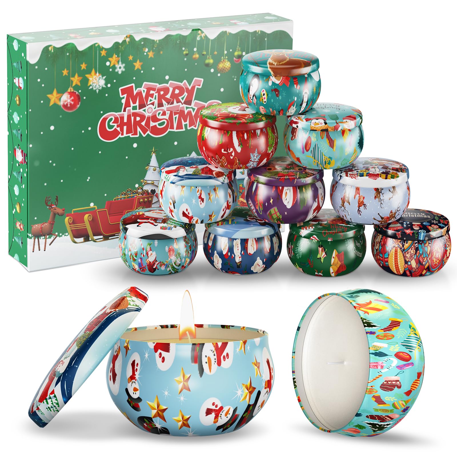 primevolve ensemble 12 pots ouverts présente variété de parfums