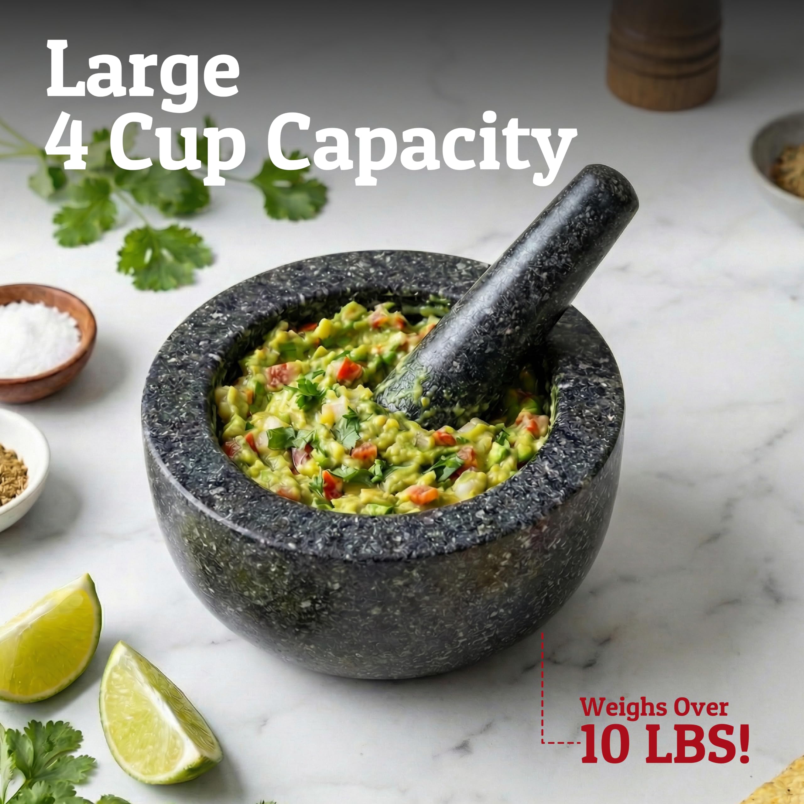 Priority Chef utilisé pour préparer un guacamole frais et savoureux