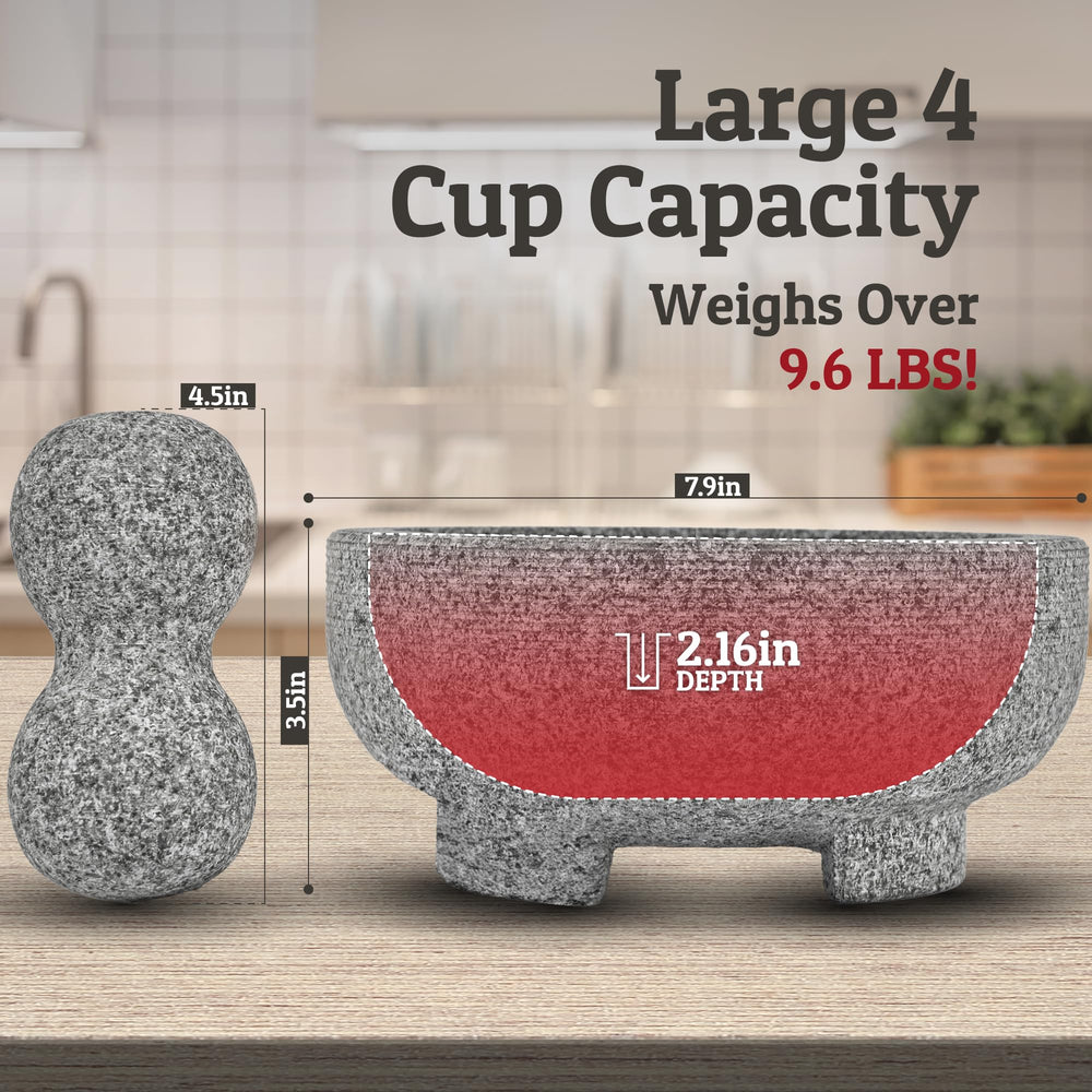 PriorityChef comparaison taille à la main illustrant capacité et stabilité