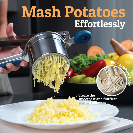 PriorityChef gros plan d’un disque, choix de texture précis pour purée