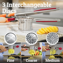 PriorityChef poignée silicone antidérapante offrant confort et réduction de fatigue