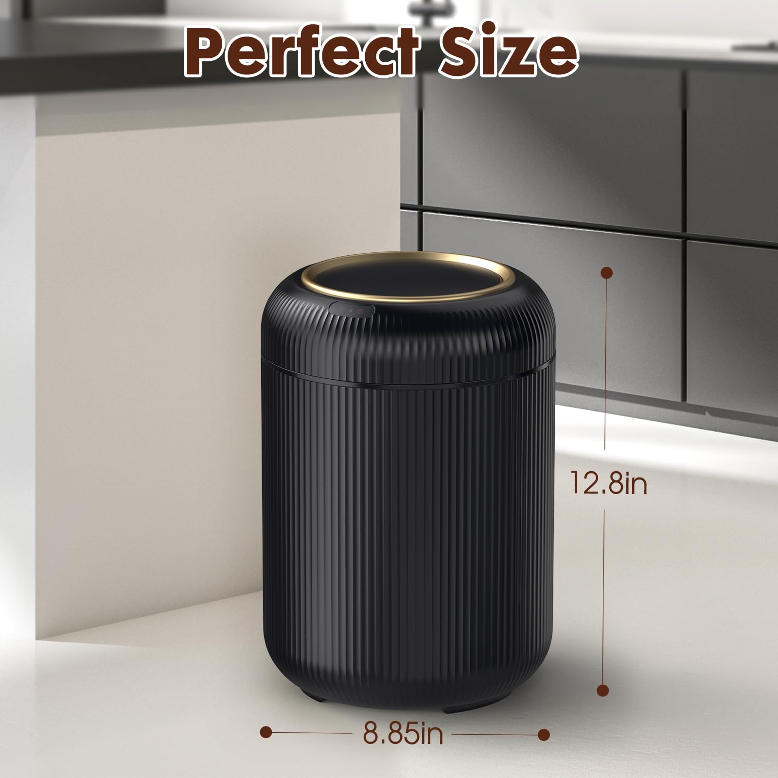 Procade contenu montré avec petits déchets quotidiens pour usage domestique