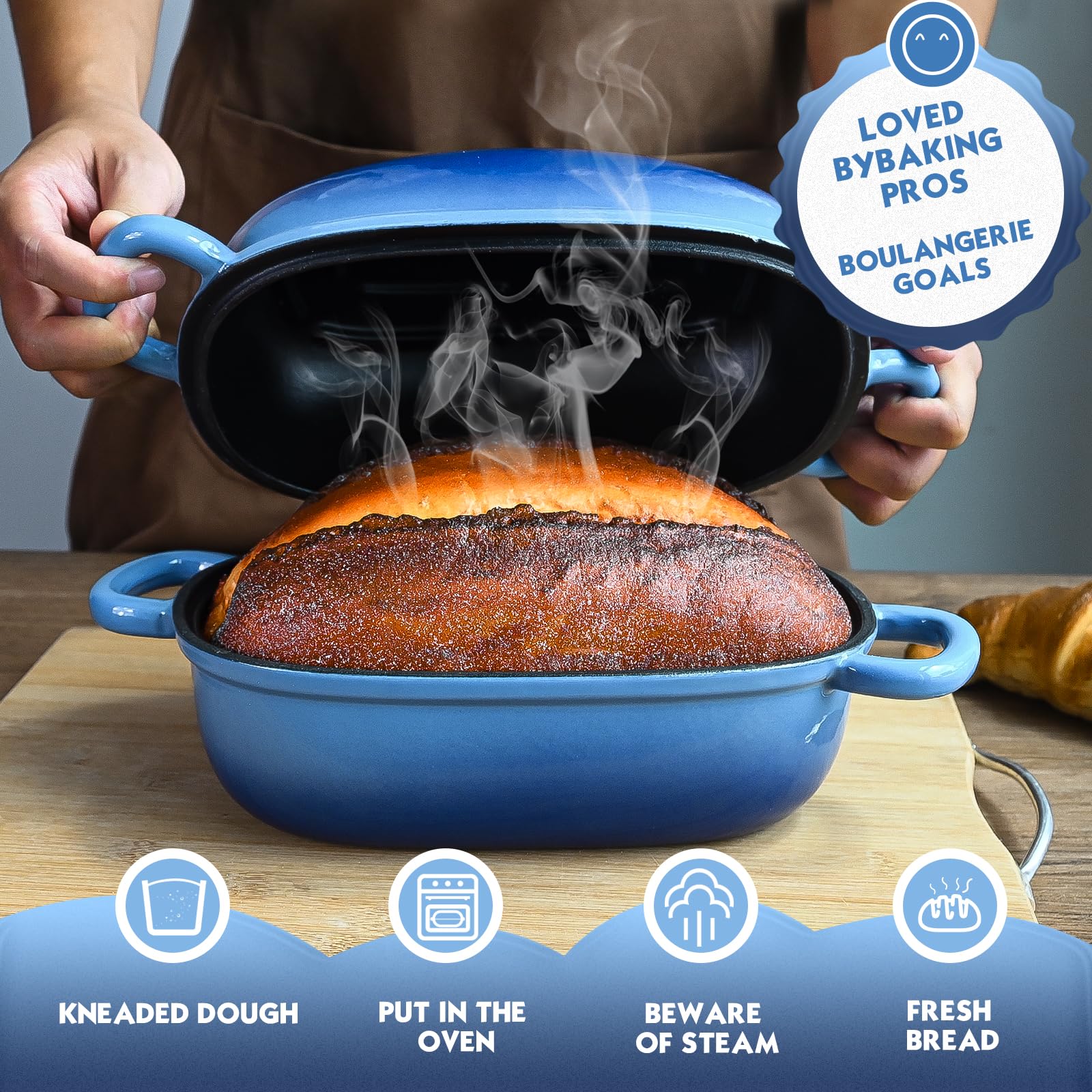 PROCHOP pain doré à l'intérieur montrant croûte croustillante
