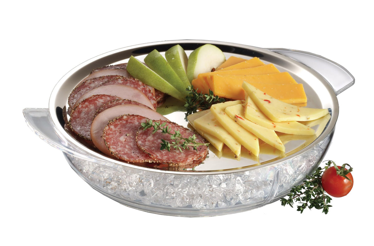 Prodyne plateau inox face montrant design élégant et refroidissement rapide