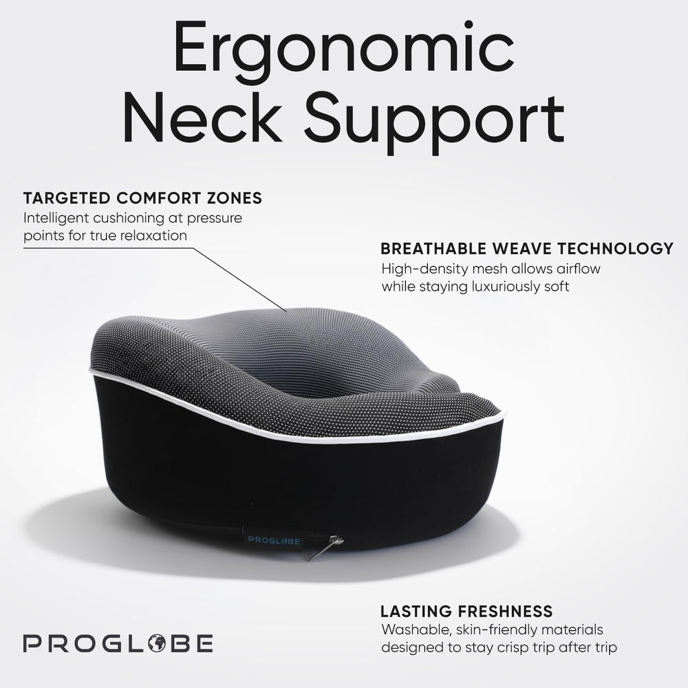 Proglobe coussin utilisé dans un avion pour repos confortable