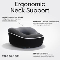Proglobe coussin utilisé dans un avion pour repos confortable