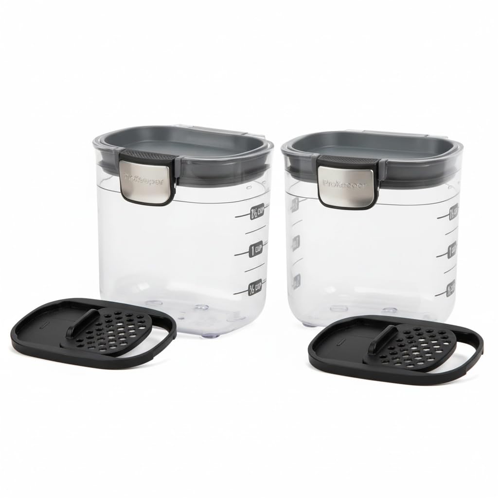 Progressive ProKeeper+ détail du couvercle avec joint silicone, protection des arômes