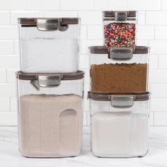ProKeeper plus flour keeper avec barre niveleuse magnétique pour mesures nettes