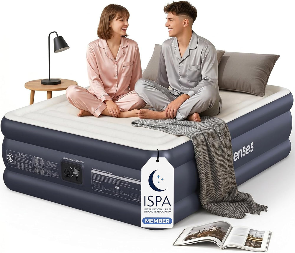 Prosenses vue face avant du matelas queen montrant l'élévation et confort