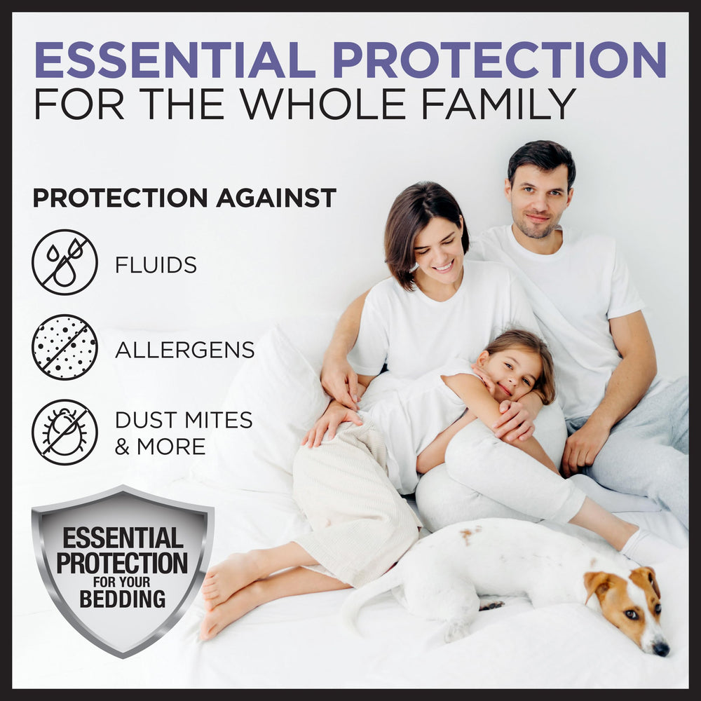 Protect-A-Bed housse en situation sur lit moderne pour confort nocturne