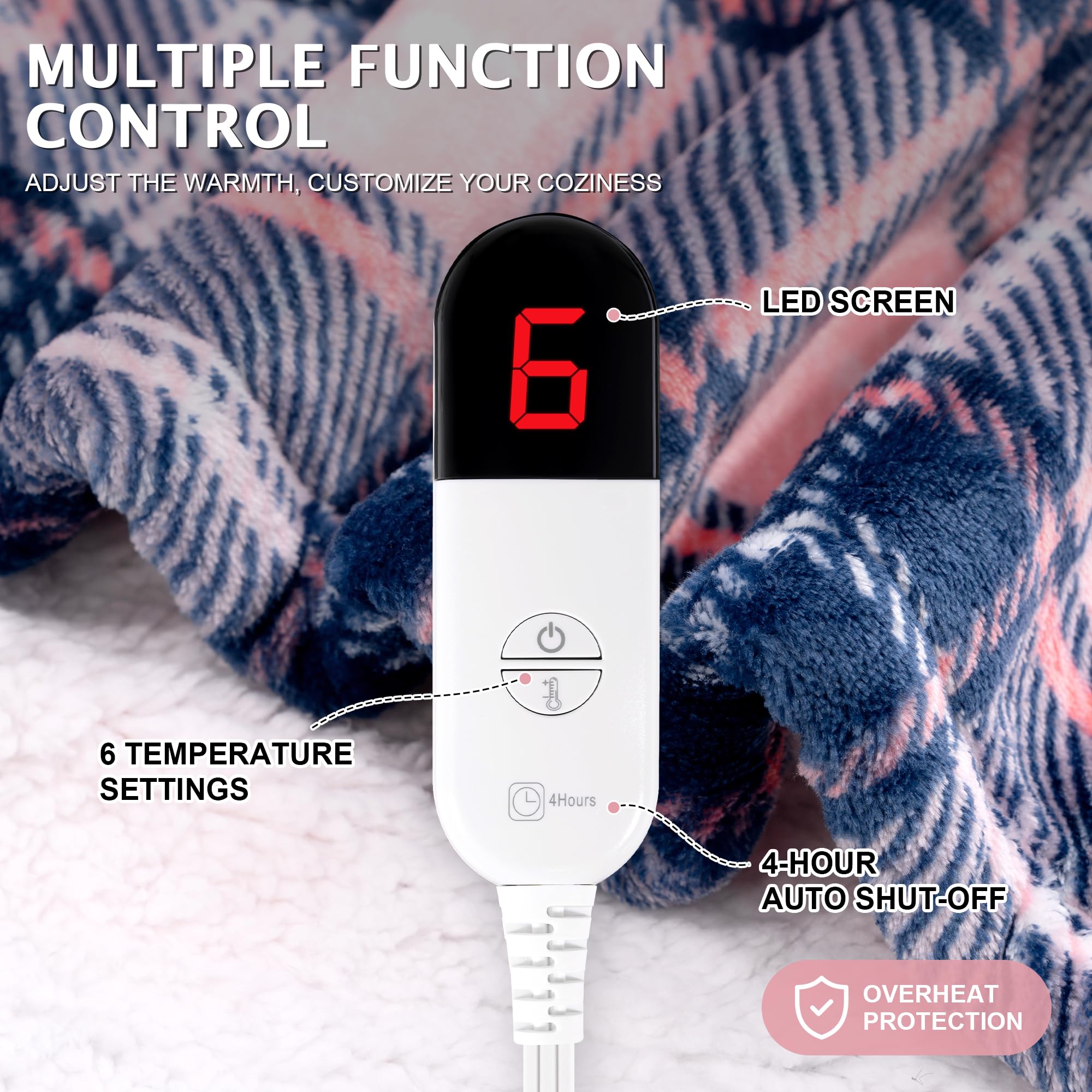 PTQ gros plan flanelle 220 GSM douceur et chaleur tactile