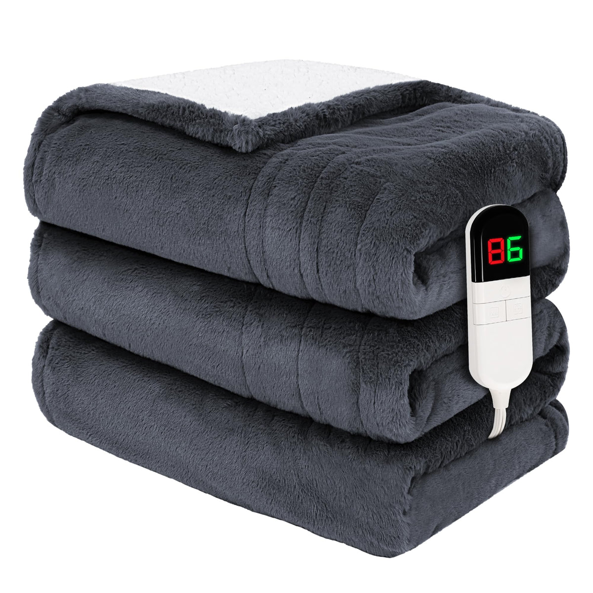 PTQ plaid face avant montrant design gris et confort