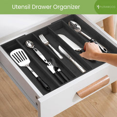 Purawood échelle et ustensiles pour visualiser dimensions et capacité