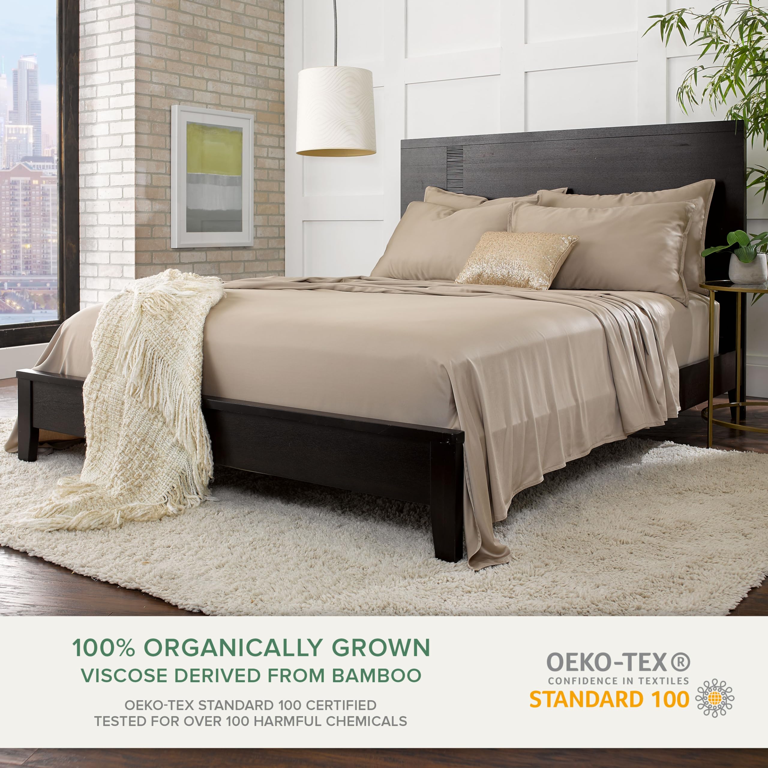 Pure Bamboo détail de la fermeture enveloppe assurant maintien du coussin
