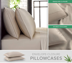 Pure Bamboo gros plan sur la texture soyeuse montrant douceur