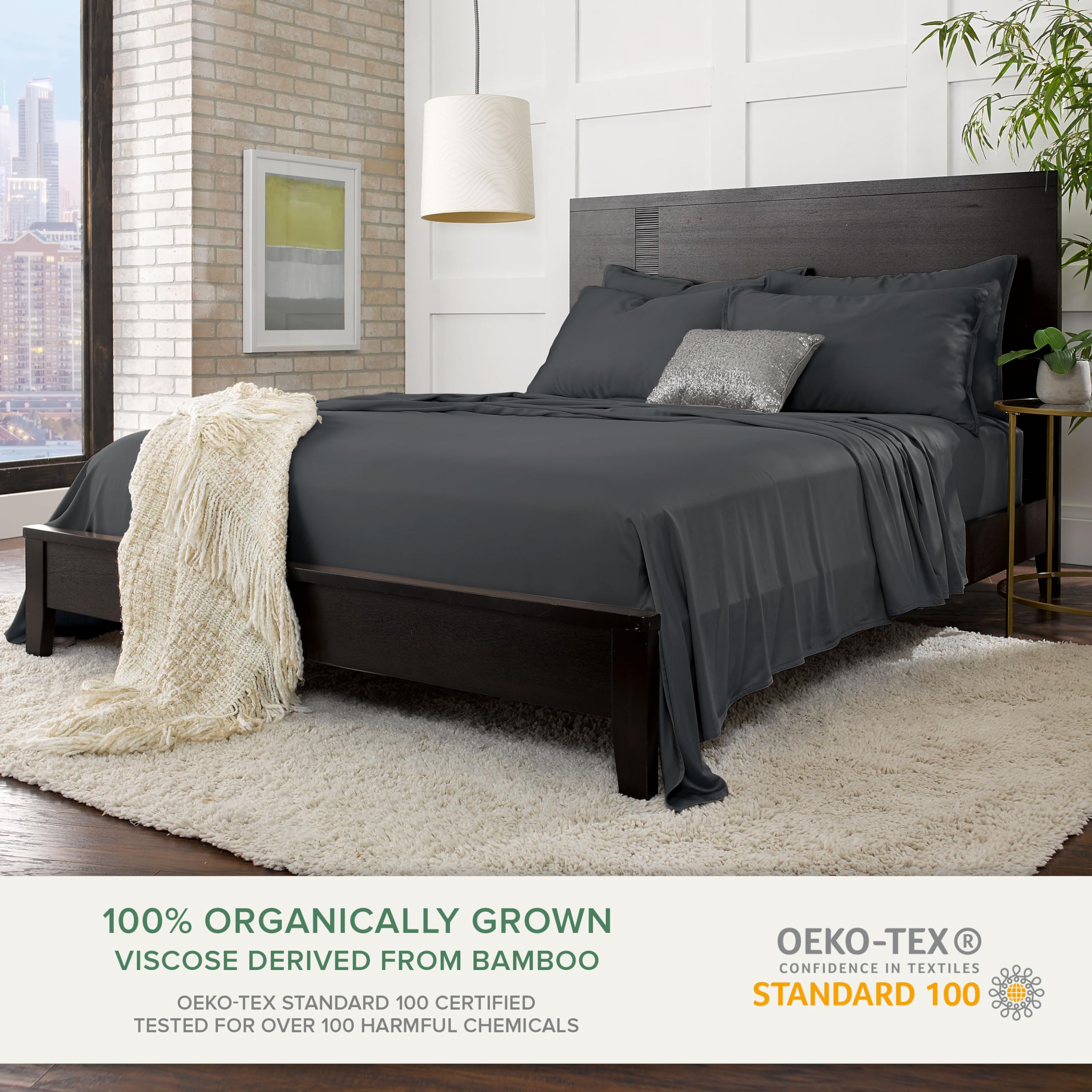 Pure Bamboo fermeture enveloppe assurant oreiller bien maintenu