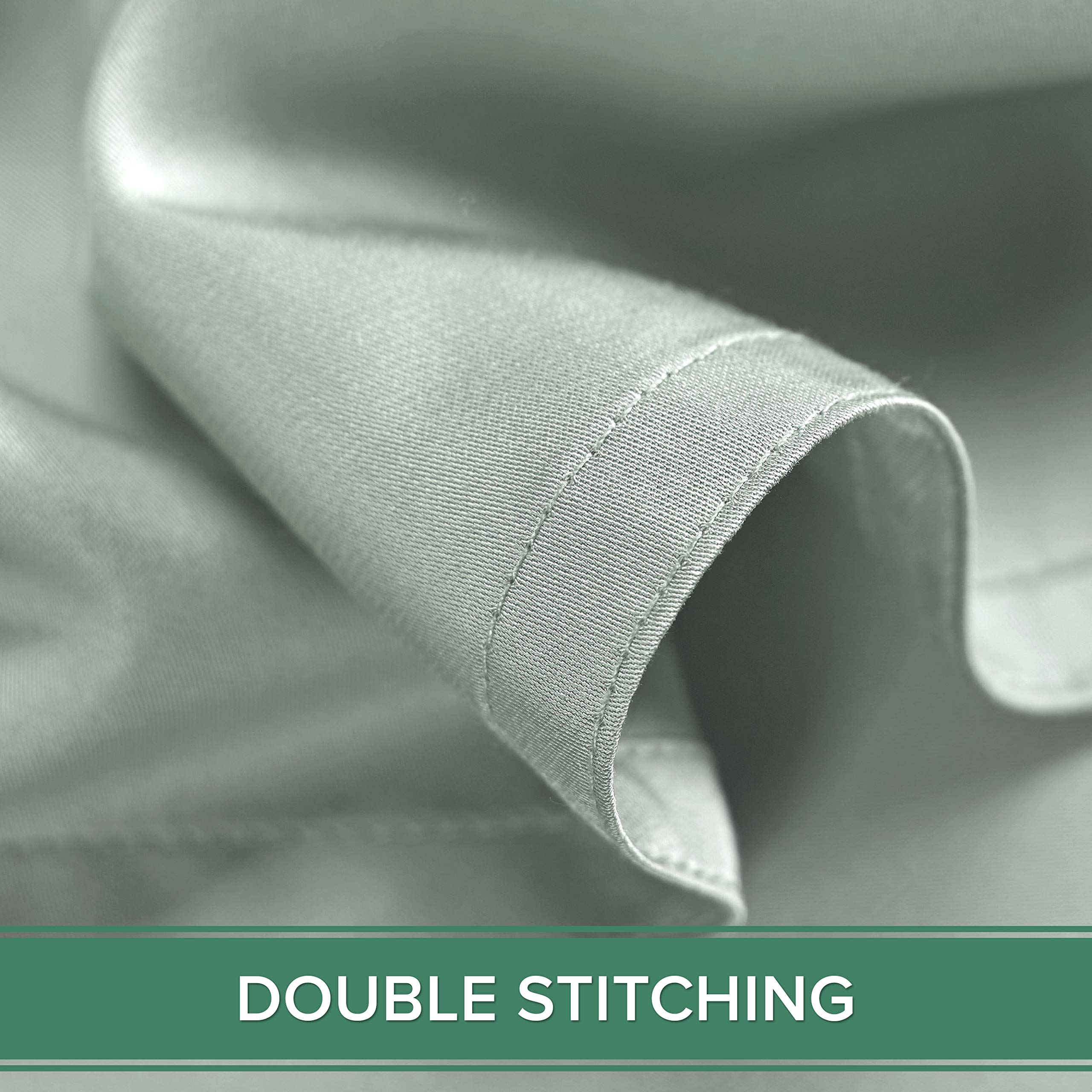 Pure Bamboo double couture renforcée, durabilité accrue pour usage quotidien
