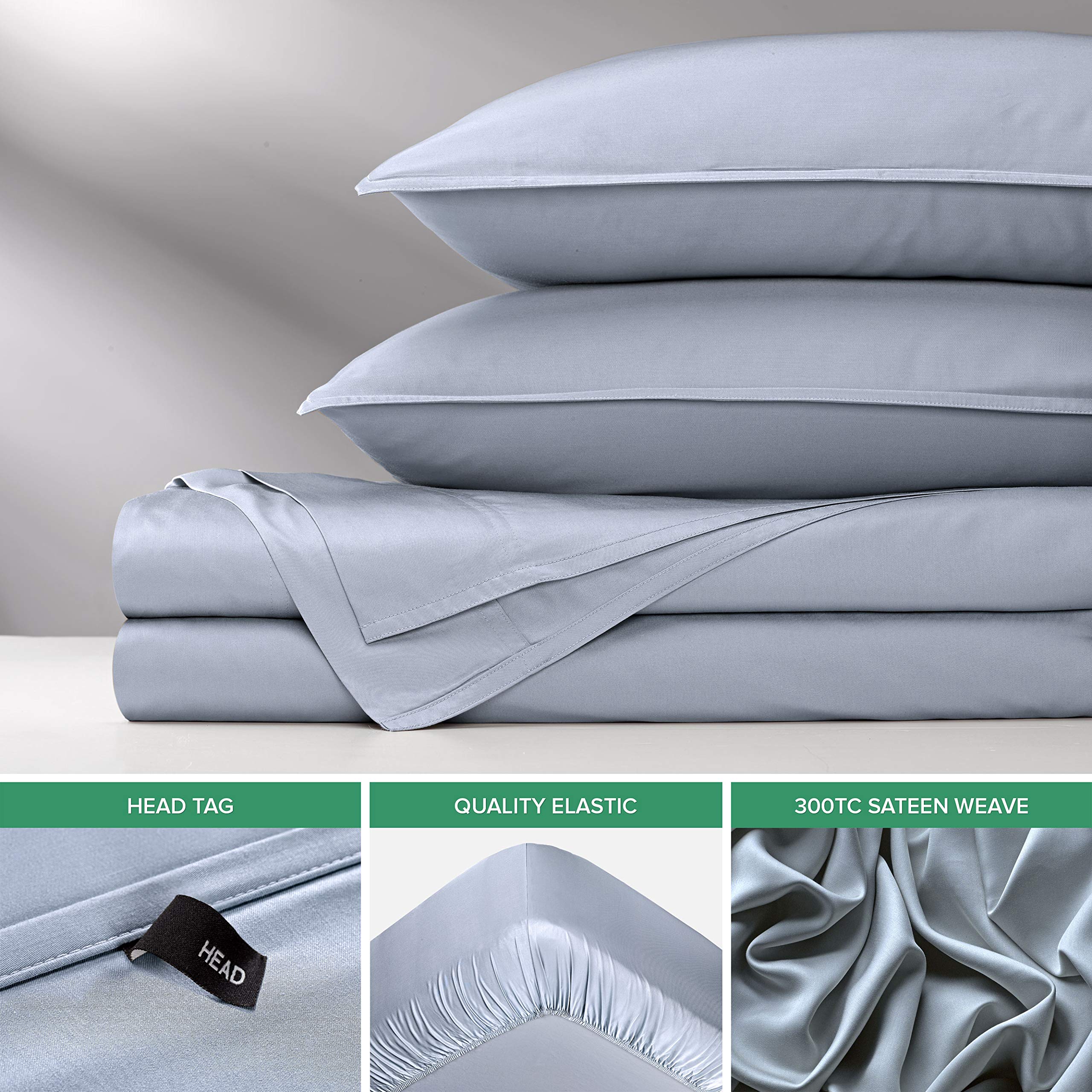 Pure Bamboo détail coutures doubles, durabilité et résistance au lavage