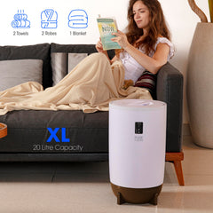 PURE CLEAN serviette chaude sortie de l'appareil pour confort immédiat