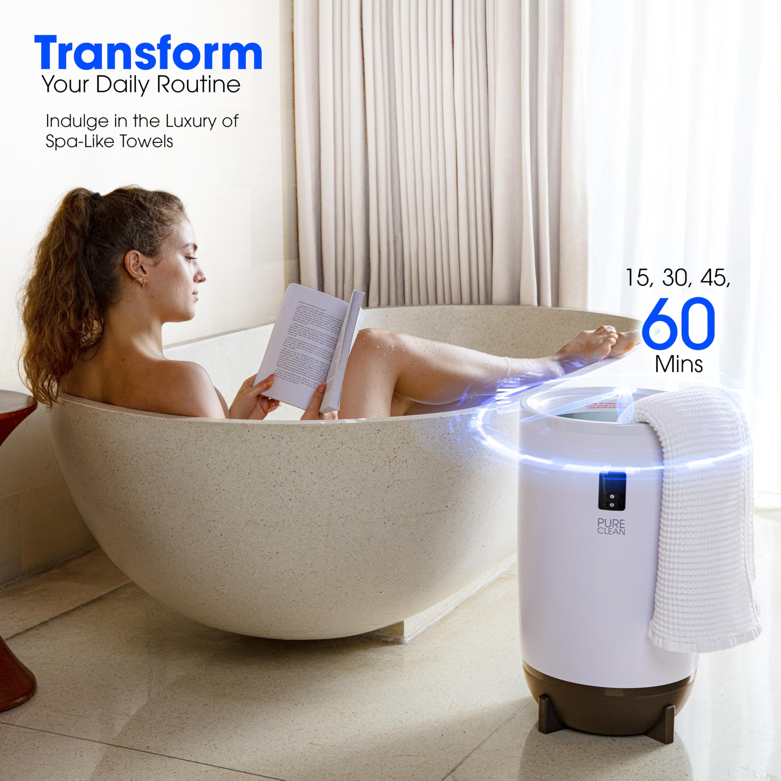 PURE CLEAN support disque parfum pour diffuser une senteur relaxante