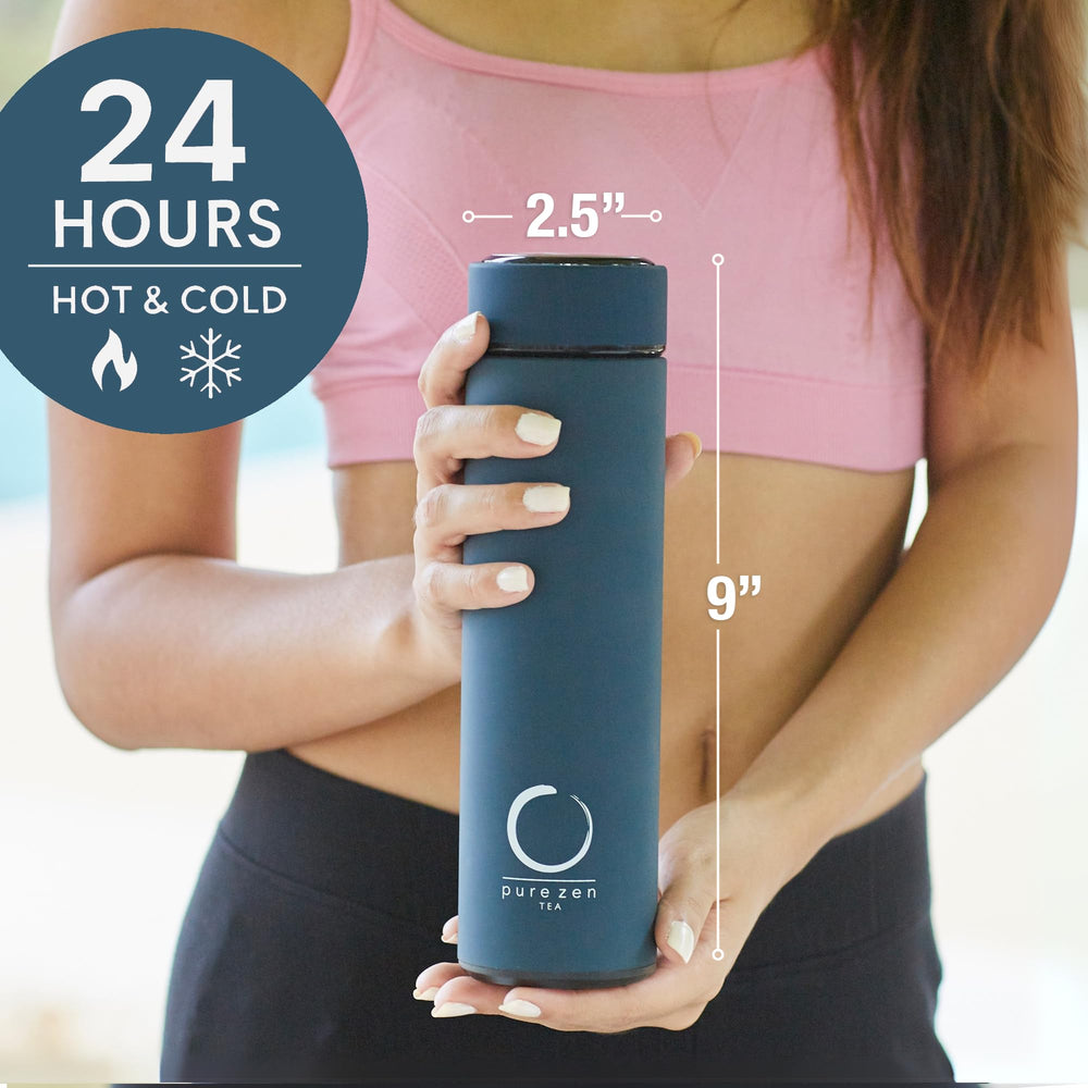 Pure Zen Tea détail acier inoxydable résistant et facile à nettoyer