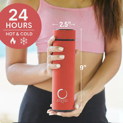 Pure Zen Tea infuseur extra long en gros plan pour une infusion complète