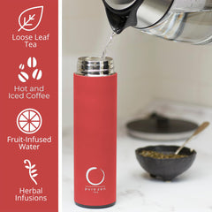 Pure Zen Tea utilisée au bureau permettant thé chaud toute la journée