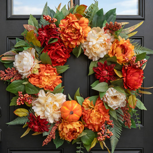 PureCosy couronne sur porte avant qui améliore l'attrait extérieur