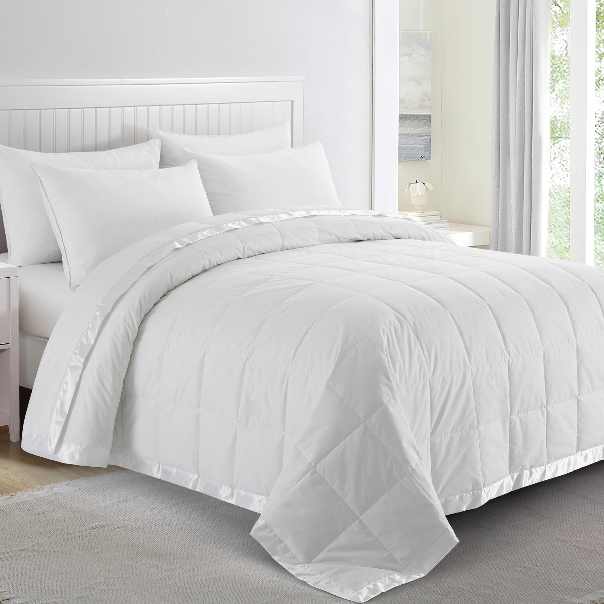 puredown couverture face montrant finition satinée et confort luxueux