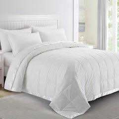 puredown couverture face montrant finition satinée et confort luxueux