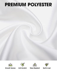 Pureegg détail texture sans plis montrant résistance et toucher doux
