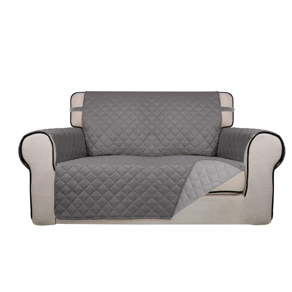 PureFit housse loveseet face entière montrant protection complète et style