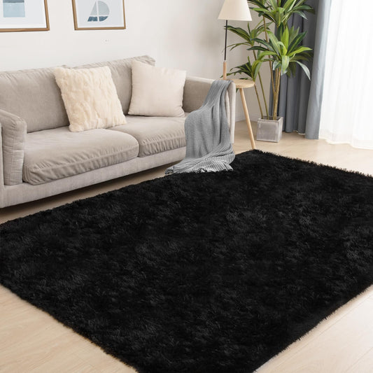 Puremy tapis noir vue face offrant esthétique et confort