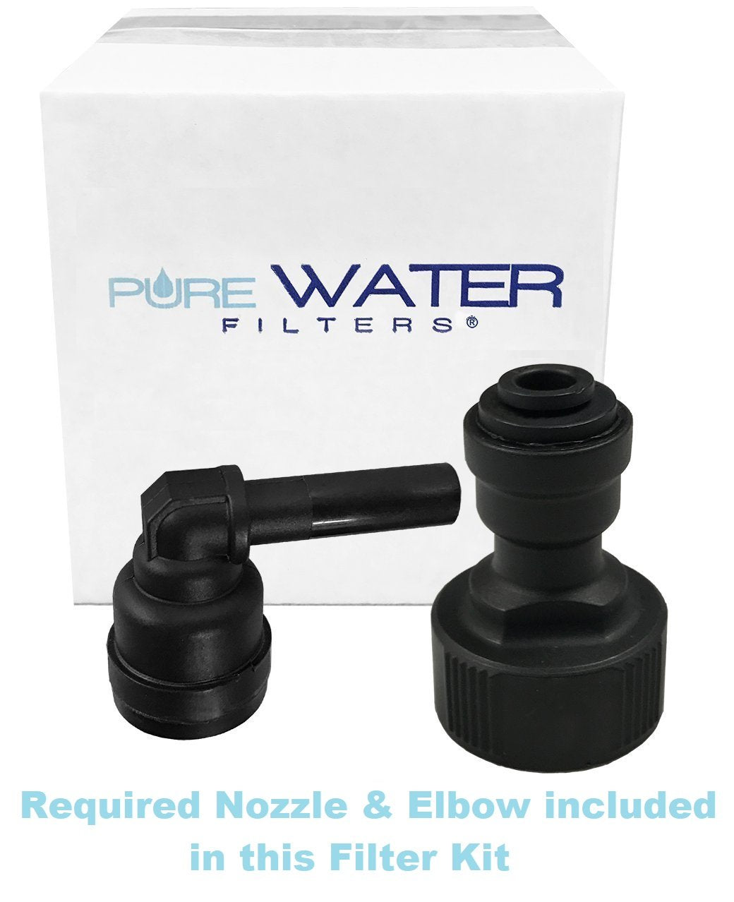 PureWater Filters cartouche charbon actif gros plan montrant la filtration efficace