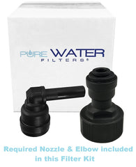 PureWater Filters cartouche charbon actif gros plan montrant la filtration efficace
