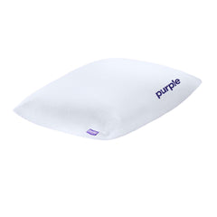 Purple oreiller avant emballage montrant design et dimensions